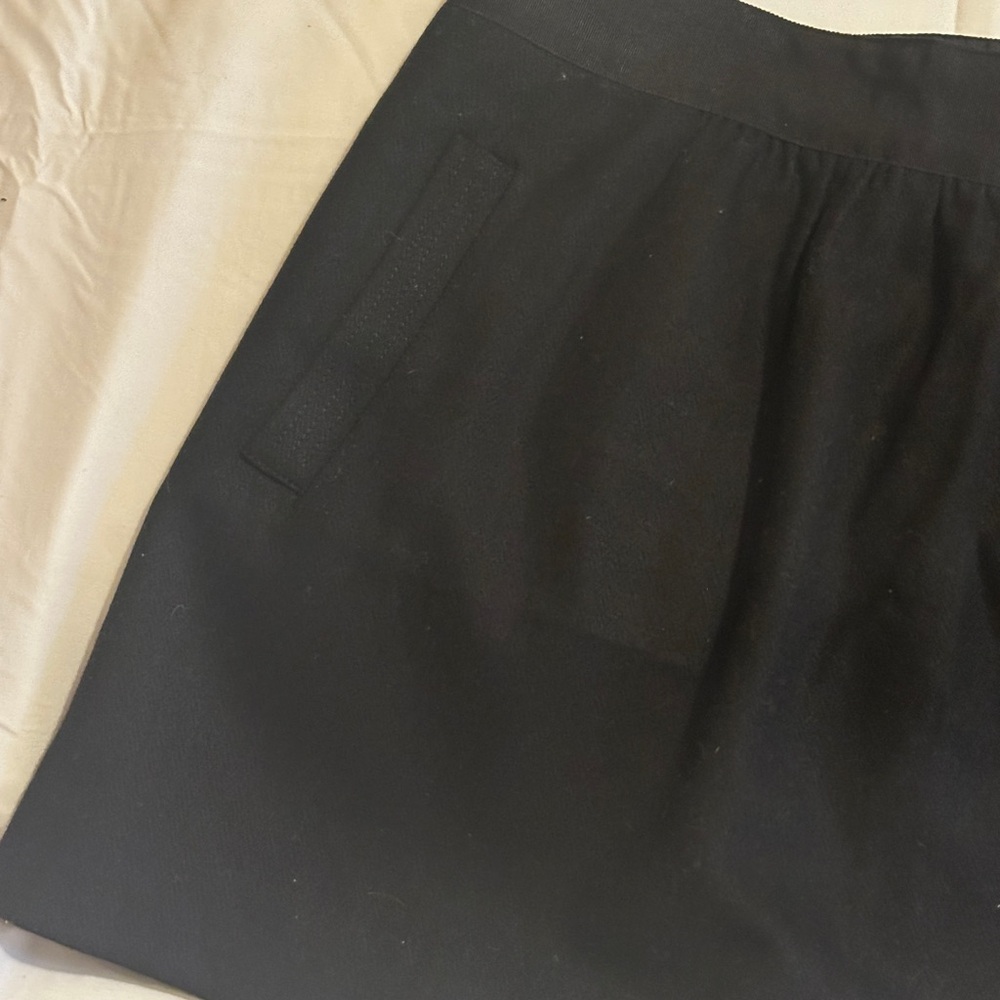 J. Crew Women's Black Wool Mini Skirt 12 Classic Closet Staple - Picture 6 of 7